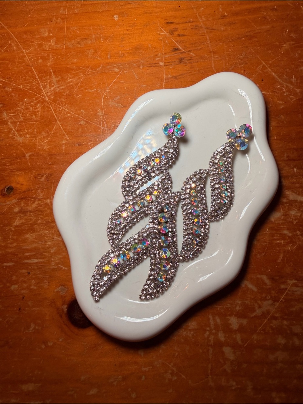 Statement Rhinestone Drag/Pageant Earrings and Ear Cuff Bundle ✨ - Picture 2 of 7